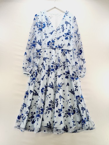 Hobbs dress size - pale, blue