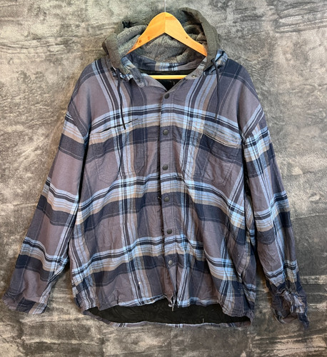 Carhartt hooded flannel jacket - hooded,