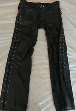 Mens Black Real Leather