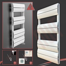 Electric Aluminium White Towel