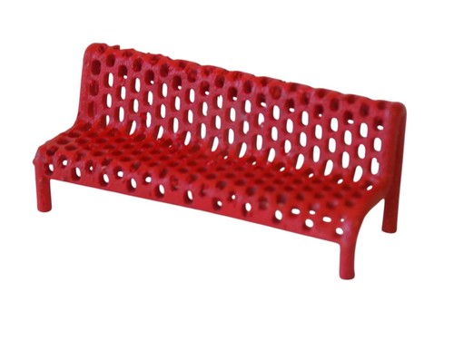 Mesh metal platform - mesh, bench
