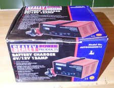 Sealey Autocharge12 Battery Charger 6v/12v 12amp Power Products Boxed