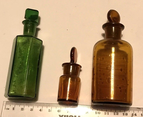 Poison bottles glass vintage - bottles,