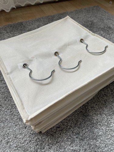 Ikea cream fabric hanging - cream,