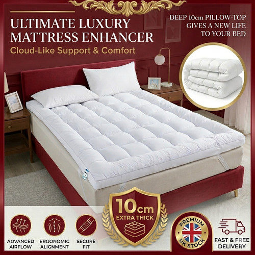 10cm mattress topper hotel - 10cm,