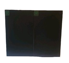 Wharfedale DELTA 30 STEREO SPEAKERS 8 OHMS 75 WATT BLACK ASH Vintage Green/Black