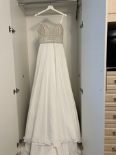 wedding dress ivory size 12