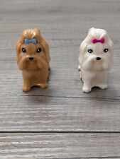 Vintage Barbie Sindy Small Mini Dog Pet With Bows In Hair