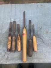 Vintage Lathe Wood turning Chisels Sorby, Marples Ibbotson Henry Taylor Diamic 