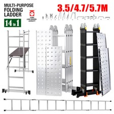 Folding ladder work - 3.5m-5.7m,