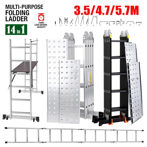 Folding ladder work - ladder,