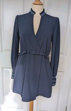 ZARA NAVY SEXY CHIFFON