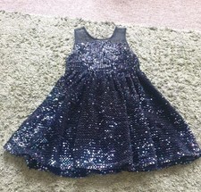 Matalan Black Sequin Dress Age 7 Years