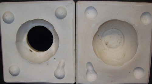 Ceramic mold molds lotus - ceramic,