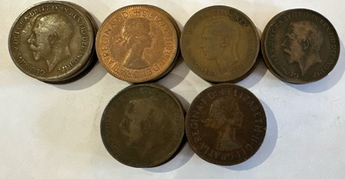 British pre decimal pennies - 36, pre-decimal