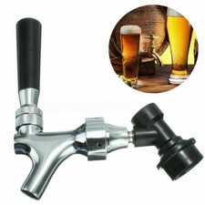 Chrome Beer Tap Faucet With CMB Ball Lock Disconnect For Cornelius / Corny Kegs