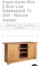 Argos Ohio Low Sideboard TV