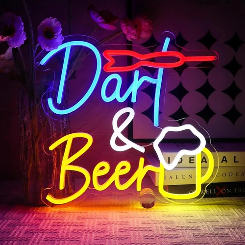 Dart beer neon sign - sign,
