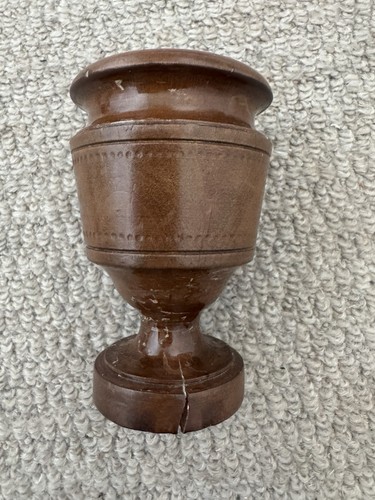 Vintage wooden goblet - vintage,