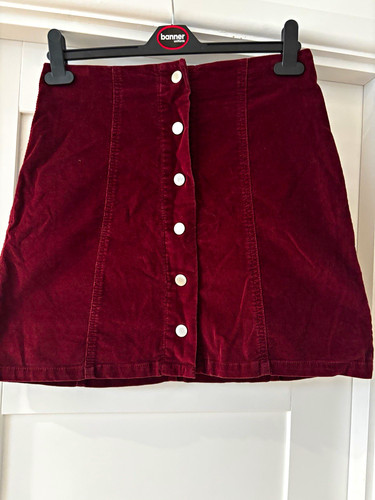 Papaya burgundy corduroy mini - papaya,