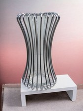 Vintage Wire Cage Art Glass