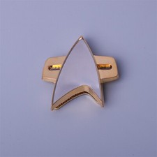 For Voyager Communicator Pin Magnet Brooch Set TNG Starfleet Badge Accessories