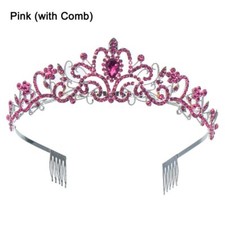 with Combs Crystal Headband