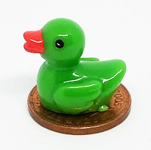 Dolls house plastic duck bird - house,