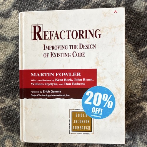 Addison wesley refactoring - addison-wesley,