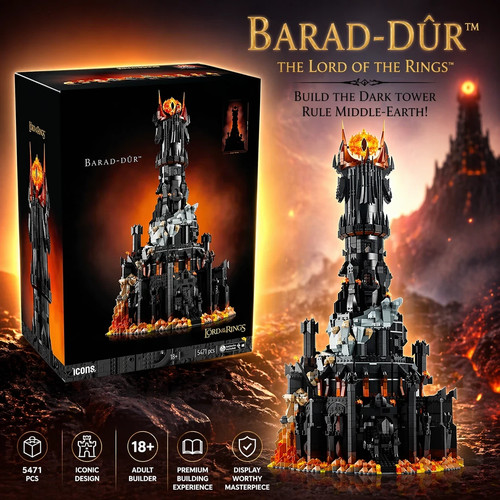 Lord the rings barad dûr - the, barad-dûr