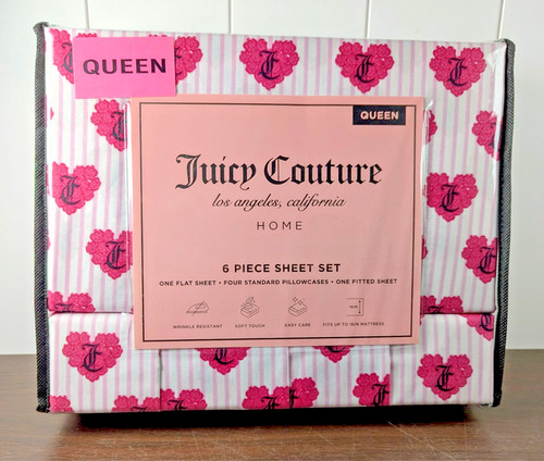 Juicy couture queen 6pc - 6pc, sheet