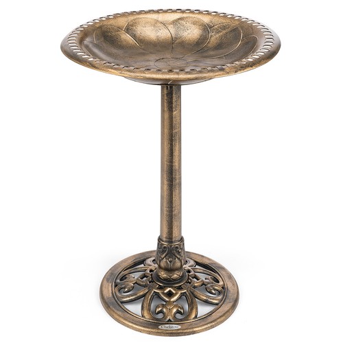 Garden bird bath ornate resin - garden,