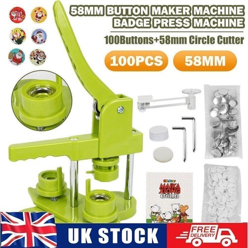 58mm button maker badge - maker, press
