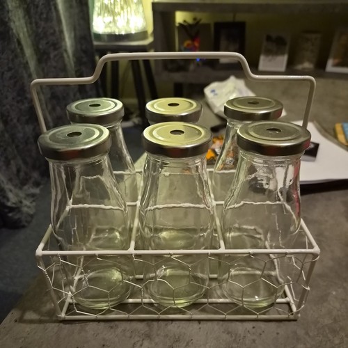Set mini glass milk - set,