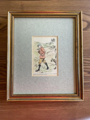 Original 1920s framed - 1920s, punch