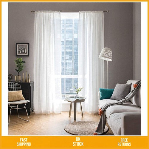 Elegant white sheer voile - elegant,