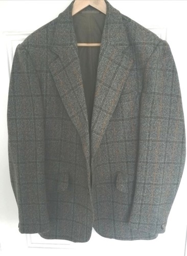 Mens checked tweed - tweed, hg