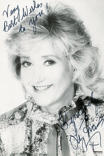 Liz fraser signed - liz, b&w