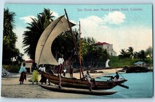 Colombo Sri Lanka Postcard Sea