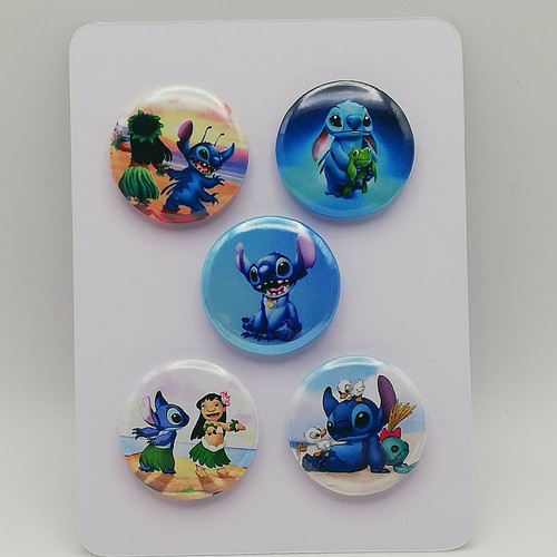 Disney lilo and stitch - disney, button