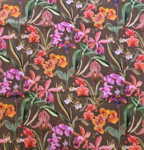 Cotton canvas fabric - fabric, pink