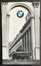 BMW Car Price List OCT 1971