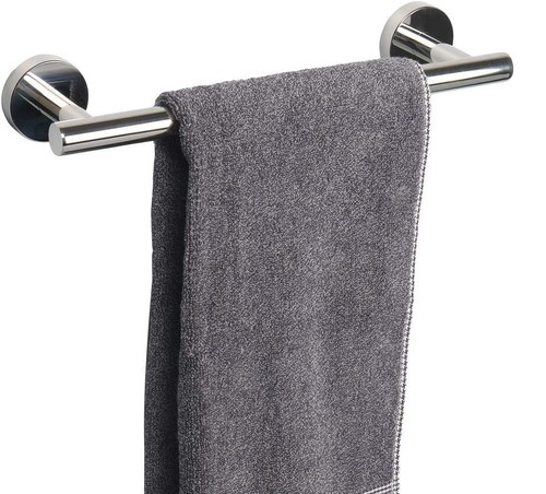 Yuet towel rail 30cm - towel, chrome