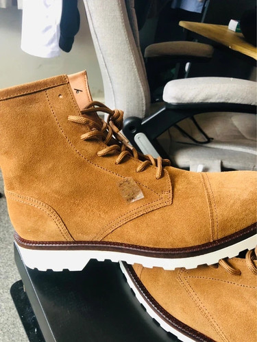 Genuine leather firetrap boots