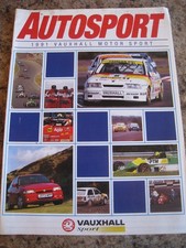 AUTOSPORT SUPPLEMENT 1991