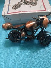 Motorbike ornament made old - motorbike, of