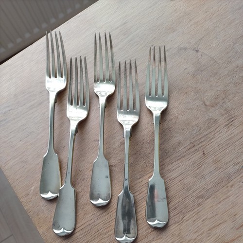 Antique silver plated - 5,