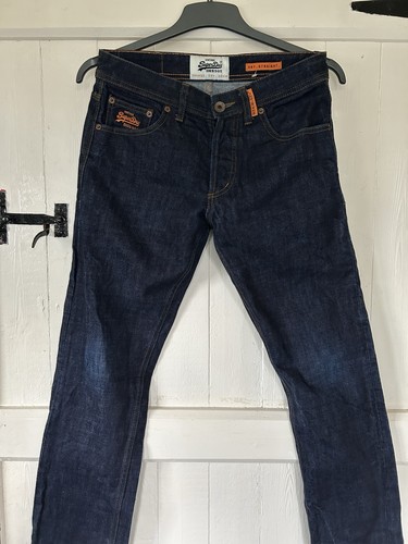 Super dry dark denim - super,