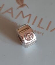 Chamilia 925 silver Clip lock Swarovski crystal charm