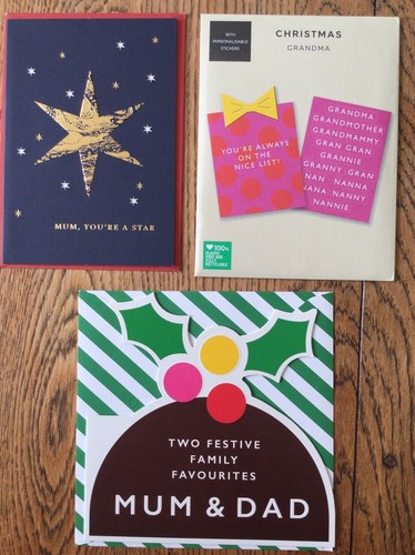 S christmas cards bnwt - m,